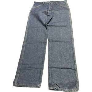 Rustler Regular Fit Straight Leg Men's Blue Denim Jeans NWT Heavy Weight Durable